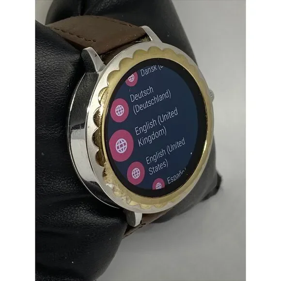 Kate Spade Gen 3 KST2007 Women's Leather Digital Touch Dial Smart Watch CO469 - Picture 5 of 12